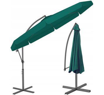 Зонт садовый складной с наклоном Funfit Garden 3051 300x250 см водонепроницаемый с оборками Белый mrl3864 фото