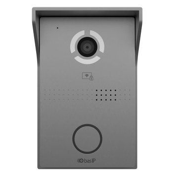 Bas-IP&nbsp;AV-03BD&nbsp;silver IP-виклична панель зі зчитувачем UKEY для IP-домофонів 99-00009104 фото