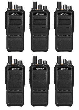 Набір 6 шт Радіостанція портативна Kirisun DP995 DMR VHF 136-174 мГц з ліцензією AES 256 nt1006-6 фото