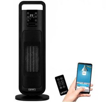Тепловентилятор керамічний Yoer Feno FH04BK 2000 Вт Wi-Fi з пультом ДК Чорний mrl3601 фото
