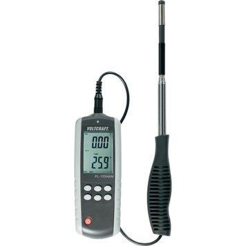 Термоанемометр FLUS ET-961 с выносным телескопическим датчик (0,1 - 35 м/с; 0-99999 м3/мин; 0 - 50 С), Китай mdr5384 фото
