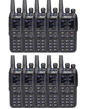 Набір 1 шт AnyTone AT-D878S VHF 10W (MAX комплект) Професійна цифрова радіостанція з шифруванням AES256 та GPS ts0089-10 фото