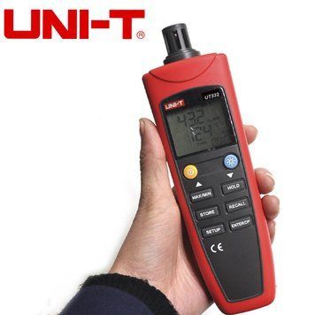 Термогигрометр UNI-T UT332+ Т от -20 &deg;С до 60 &deg;С RH от 0 % до 100 % USB-интерфейс точка росы Китай mdr5387 фото