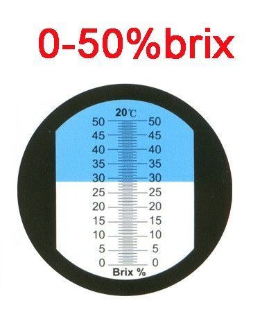 Рефрактометр RHB 0 - 50 ATC(HT1150) (0-50% Brix) . Для визначення вмісту сахарози у вині, соках, сиропах mdr_7296 фото