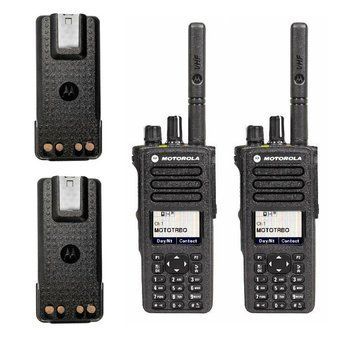 2 шт. Рація Motorola DP4800e VHF у максимальній комплектації (AES-256, посилена антена, дод. акумулятор) bz9014 фото