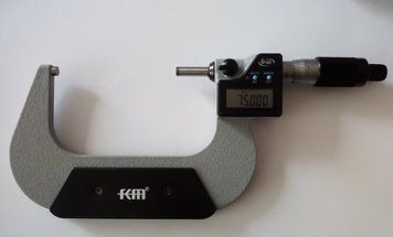 Микрометр цифровой Deko KM-2133-100 (75-100) в водозащищённом металлическом корпусе IP 65 (mdr_0572) mdr_0572 фото