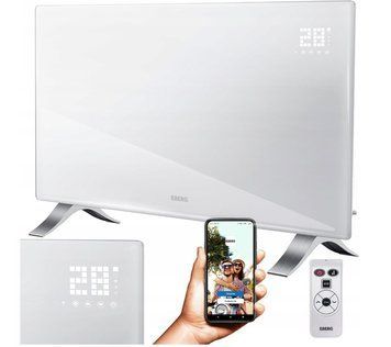 Конвектор обогреватель электрический EBERG EVI PRO 2400 Вт WiFi пульт ДУ Белый mrl4511 фото