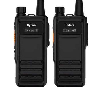 Комплект 2 шт Рация портативная цифровая Hytera HP605 VHF 136&ndash;174 МГц 5 Вт 32 канала водонепроницаемая cd6534-2 фото