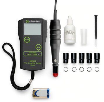 Оксиметр Milwaukee MW600 PRO 0.0 - 19.9 мг/литр АТС ручная калибровка США mdr5276 фото