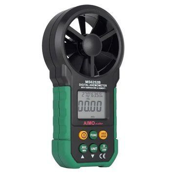 Анемометр Mastech* MS6252B (0,20-40,00 м/с; 99990 м3/м) з USB-інтерфейсом, гігрометром і термометром РС-000291 фото