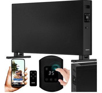 Обогреватель конвекторный EBERG DEXO 2000 Вт Wi-Fi 2 режима работы пульт ДУ Черный mrl4509 фото
