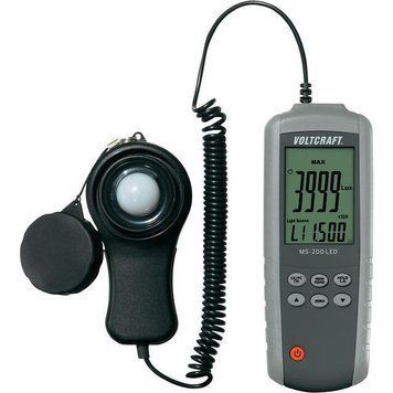 Люксмет MS-200LED 0 - 400000 lx (Lux, Fc, CD (свечи)) Voltcraft (mdr_0539) mdr_0539 фото
