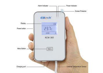 Реєстратор даних температури та вологості Elitech RCW-360 Wi-Fi -40℃...80℃ 0%...99% 32,000 пікселів Великобританія mdr5337 фото