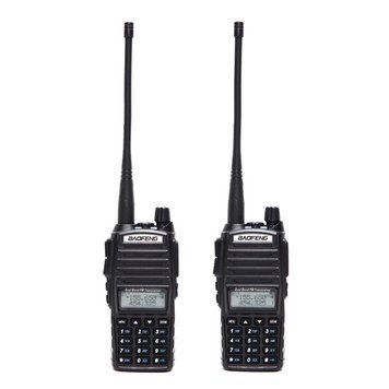 Комплект 2 шт Рація портативна Baofeng UV-82 UP 5 Вт батарея 2800 мА&middot;год Black bf0002 фото