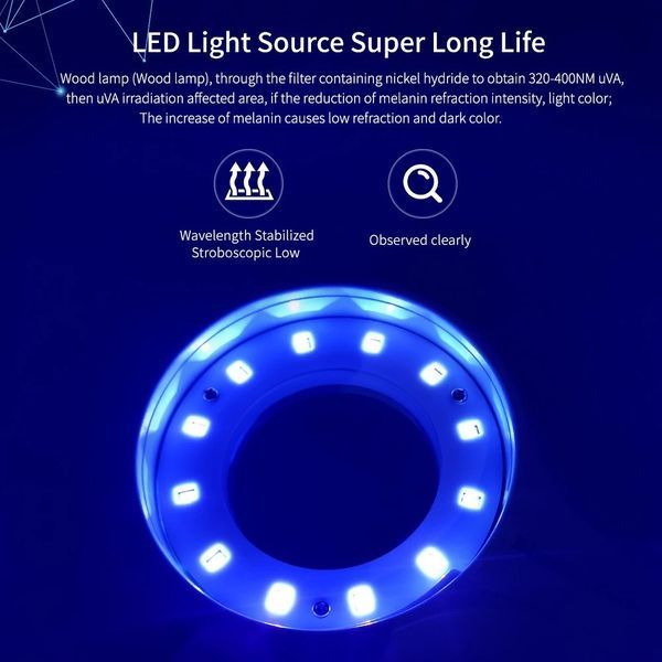 Лампа Вуда професійна LED YOUWEMED BZ-300 для дослідження захворювань шкіри mpm_0999 фото