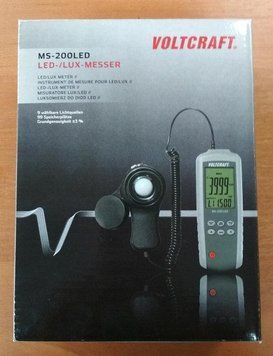 Люксметр Voltcraft MS-200LED 0 - 400000 lx (Lux, Fc, CD (свечи)), Германия mdr5224 фото