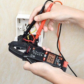 Токовые клещи Habotest HT200B 200A 0~600V 2000uF 20M&Omega; с прозвонкой и тестом диодов Китай mdr5405 фото