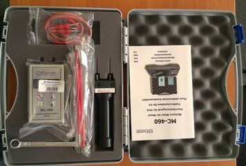 Вологомір тирси та паперу EXOTEK MC-460 з виносним датчиком S-10P Німеччина mdr5132 фото