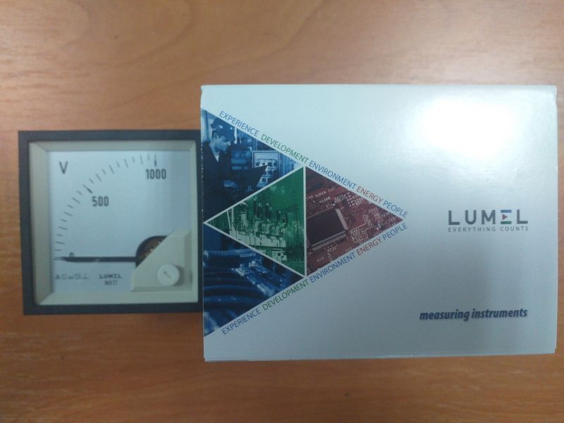 Аналоговий вольтметр LUMEL MA17N A618 1kV, Польща mdr5058 фото