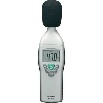 Шумомер SL-100 (30 -130 dB; &plusmn; 2) 31.5 Hz - 8 kHz EN 60651 Class 3 Voltcraft (mdr_1343) mdr_1343 фото