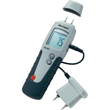 Вологомір деревини Voltcraft FM-300 6-99% -35&hellip;+80&deg;C з виносним датчиком температури та вологості Німеччина mdr5124 фото