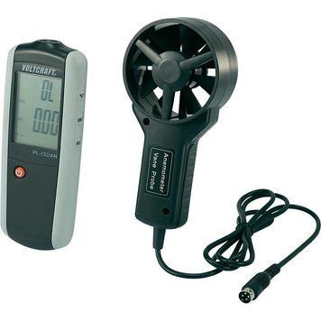 Анемометр VOLTCRAFT PL-130 AN (від 0.4 до 30 м/с; від 0 до 999900 м3/хв), Німеччина mdr5072 фото