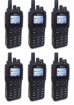 Набір 6 шт Радіостанція портативна Kirisun DP990 DMR VHF 136-174 мГц AES 256 nt1003-6 фото